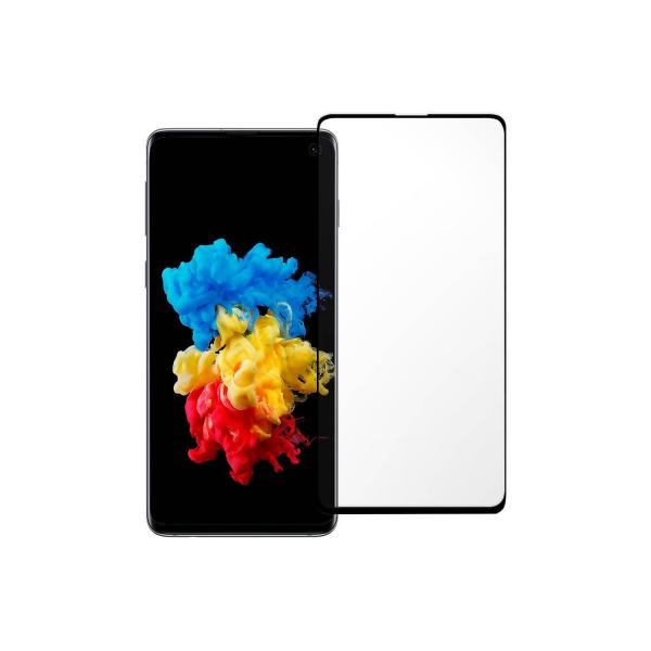 Захисне скло Full GLUE 3D для Samsung S10 прозоре (без упаковки)-0