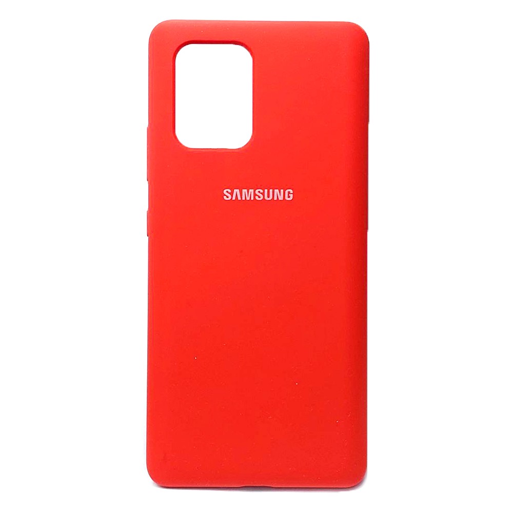 Silicone Cover My Color Full Protective (A) для Samsung S10 Lite (Red)-0