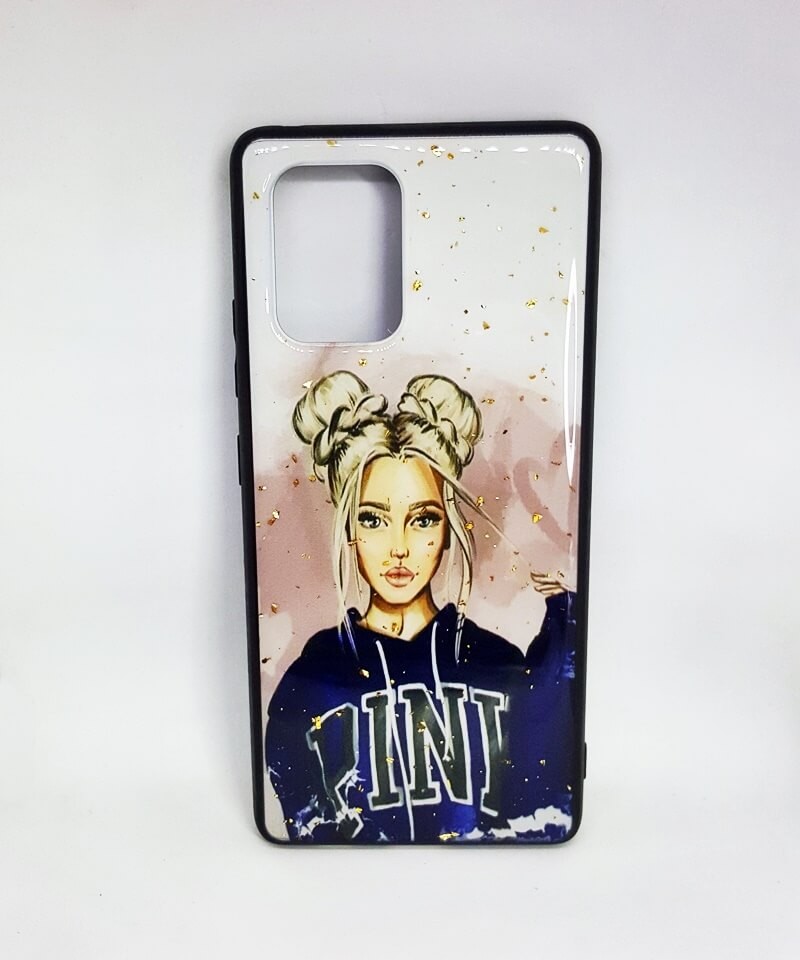 Накладка Mix Art для Samsung S10 Lite Дівчина з гульками в толстовці-0