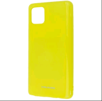Накладка Molan Cano Glossy Jelly для Samsung S10 Lite (Yellow)-0