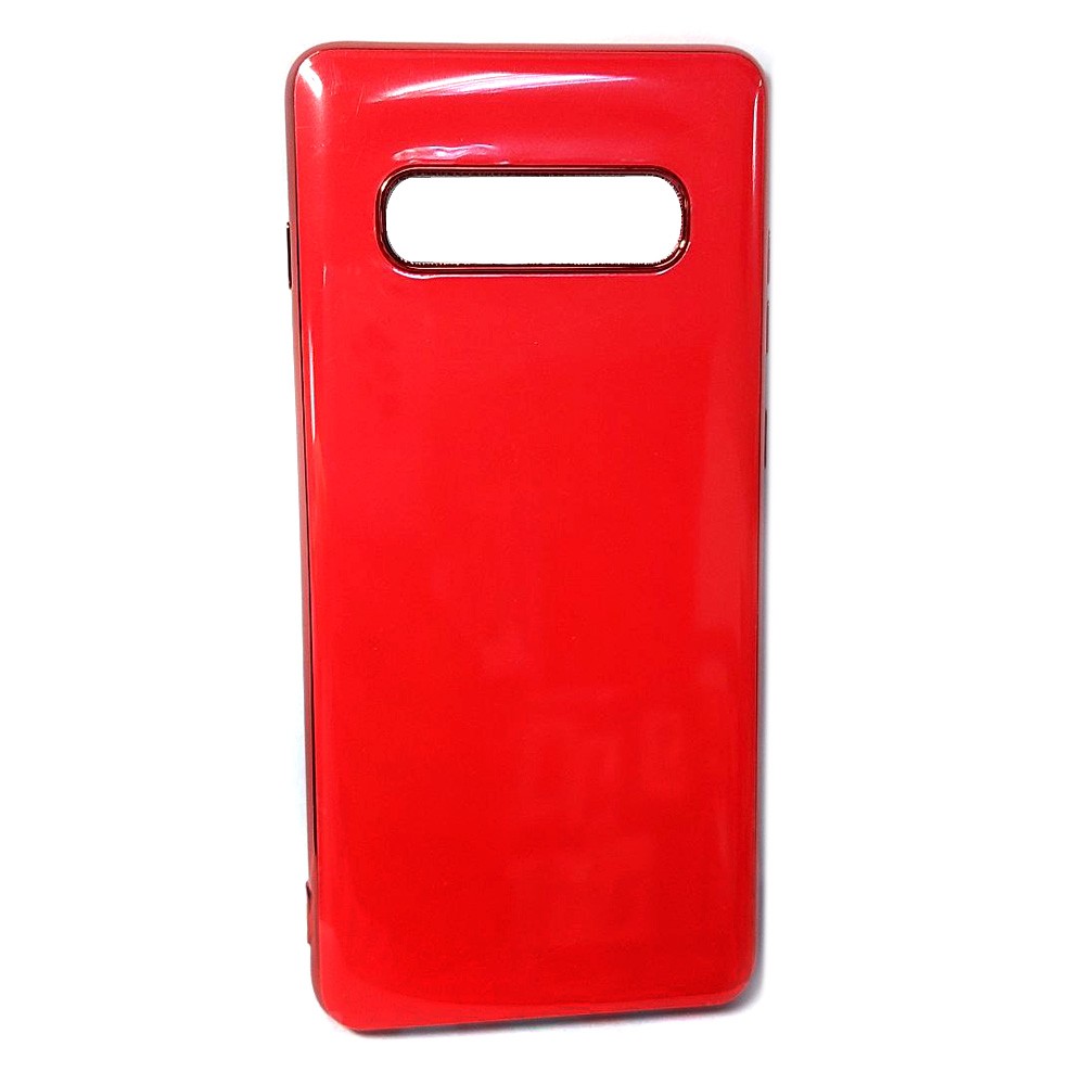 Накладка Brand Case no logo для Samsung S10 червона-0