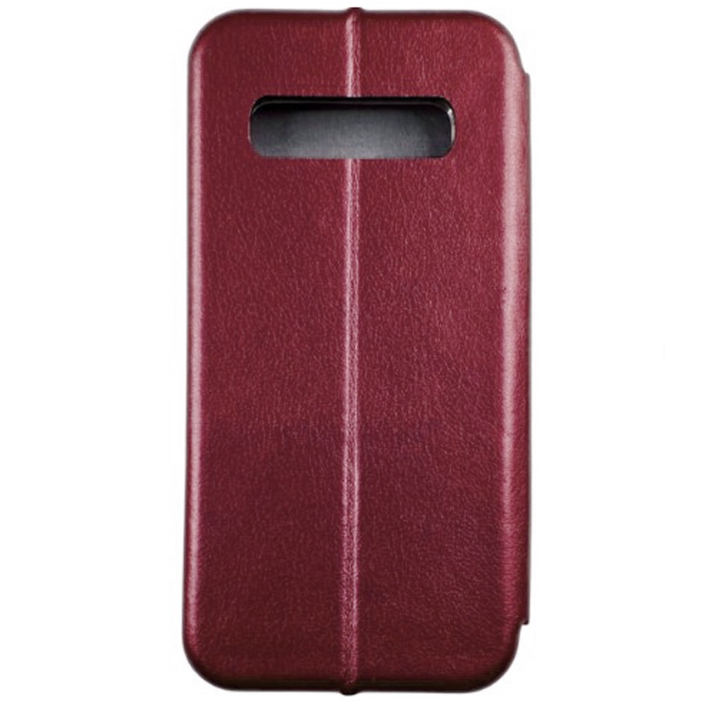Книжка Premium для Samsung S10 Plus марсала-1