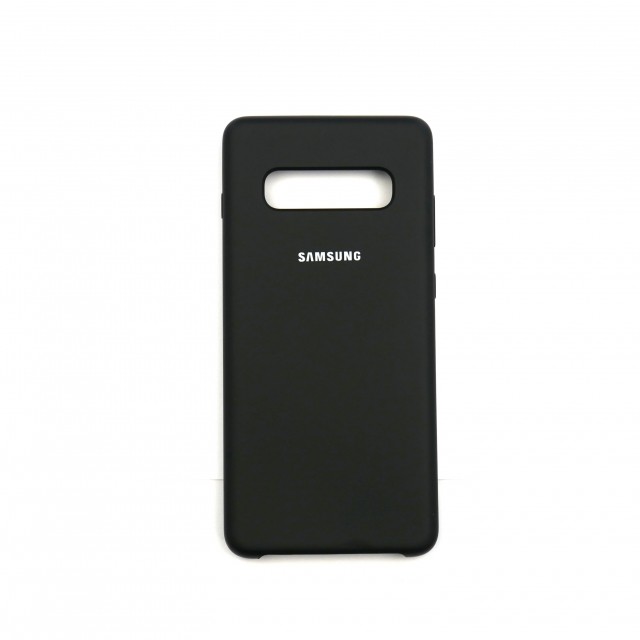 Silicone Cover Full Camera (A) для Samsung S10 Plus (Black)-0