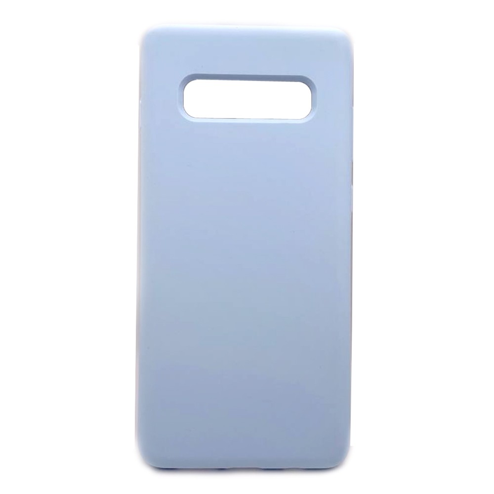 Silicone Case Full Cover для Samsung S10 Plus Lilac cream-0