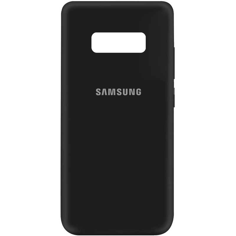 Silicone Cover My Color Full Protective (A) для Samsung S10e (Black)-0