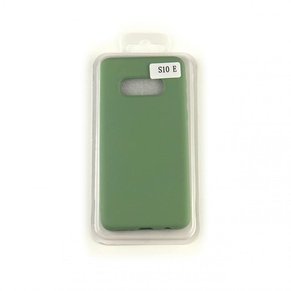 Silicone Case Full Cover для Samsung S10e зелений-0