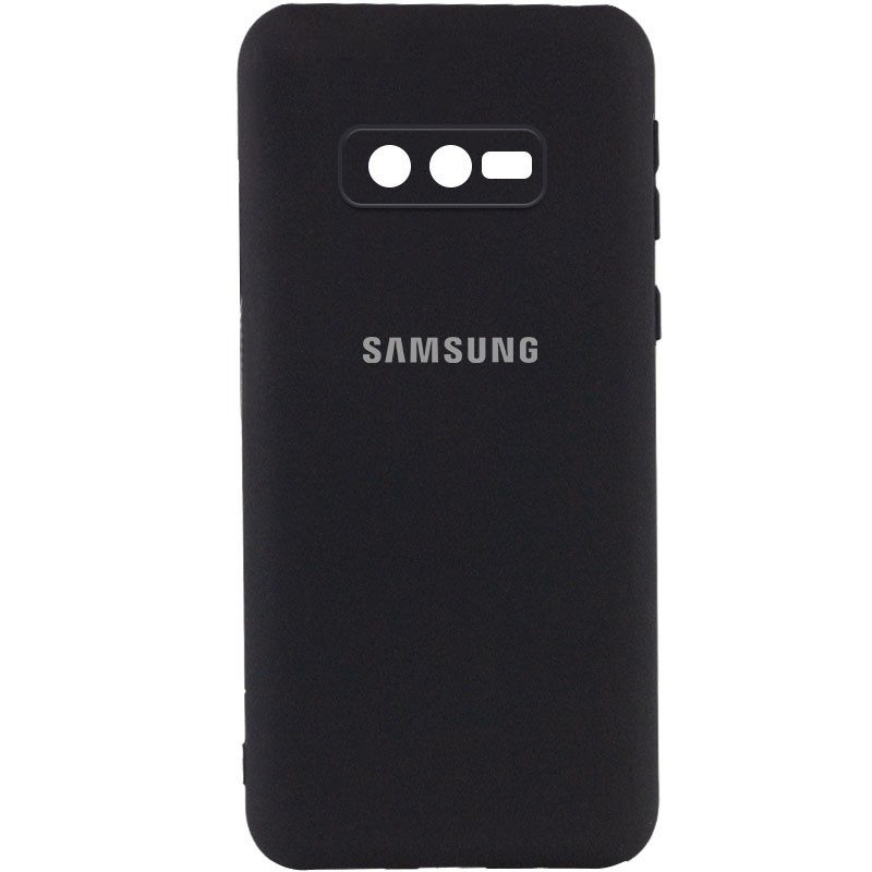 Silicone Cover My Color Full Camera (A) для Samsung S10E (Black)-0