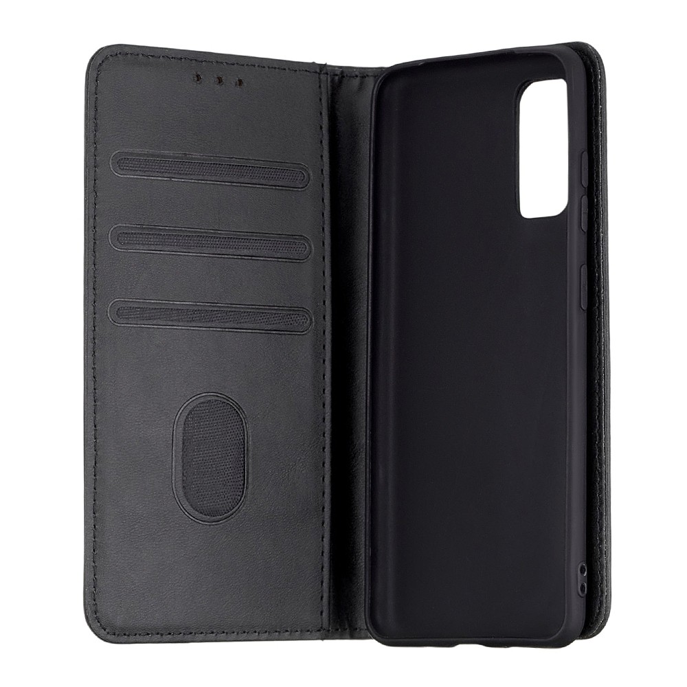 Книжка Black TPU Magnet для Samsung S20 чорна-2