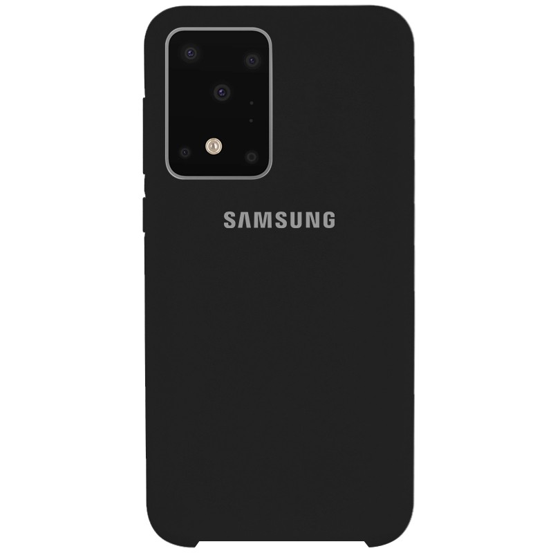 Silicone case для Samsung Galaxy S20 Ultra (Black)-0
