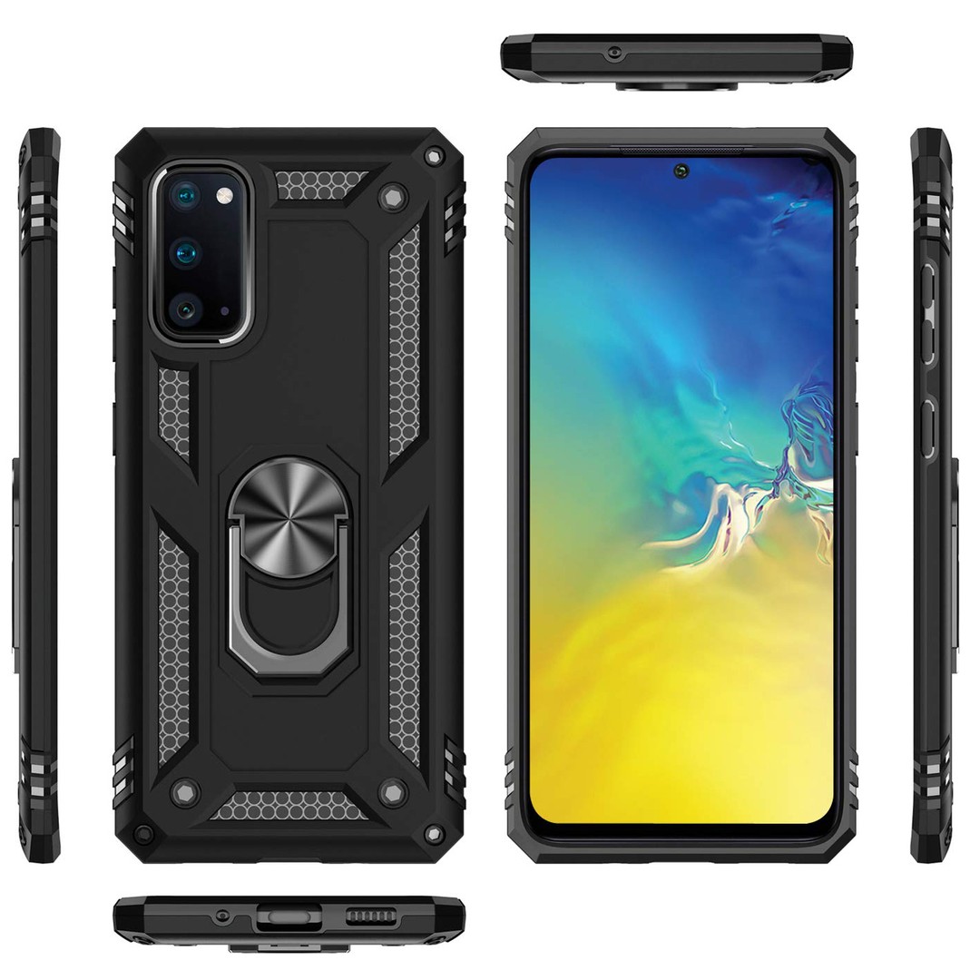Накладка під магнітний тримач Serge Ring для Samsung A31 (Чорний)-0