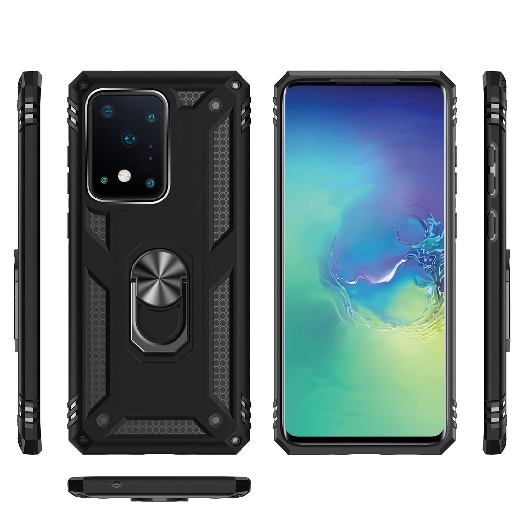Накладка під магнітний тримач Serge Ring для Samsung S20 Ultra (Чорний)-0