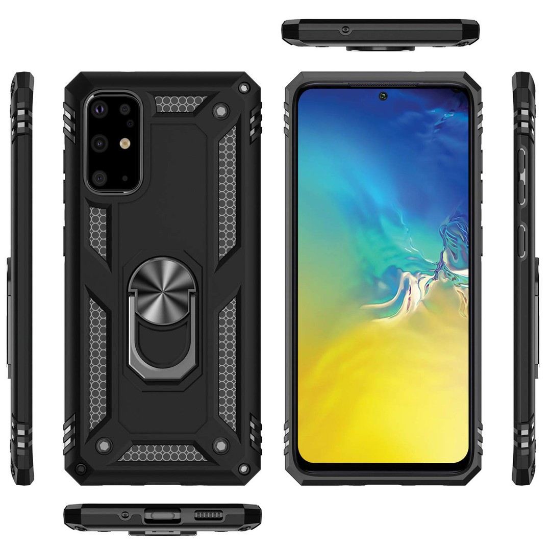 Накладка під магнітний тримач Serge Ring для Samsung S20 Plus (Чорний)-0