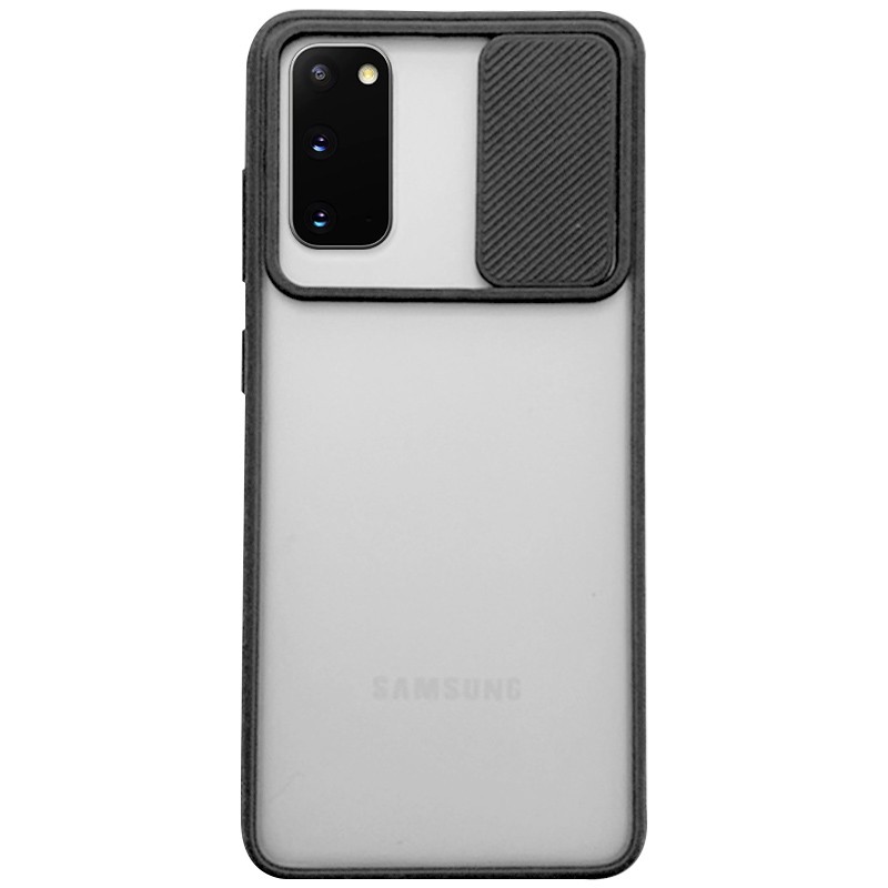 Накладка Camshield mate TPU для Samsung S20 чорна шторка-0