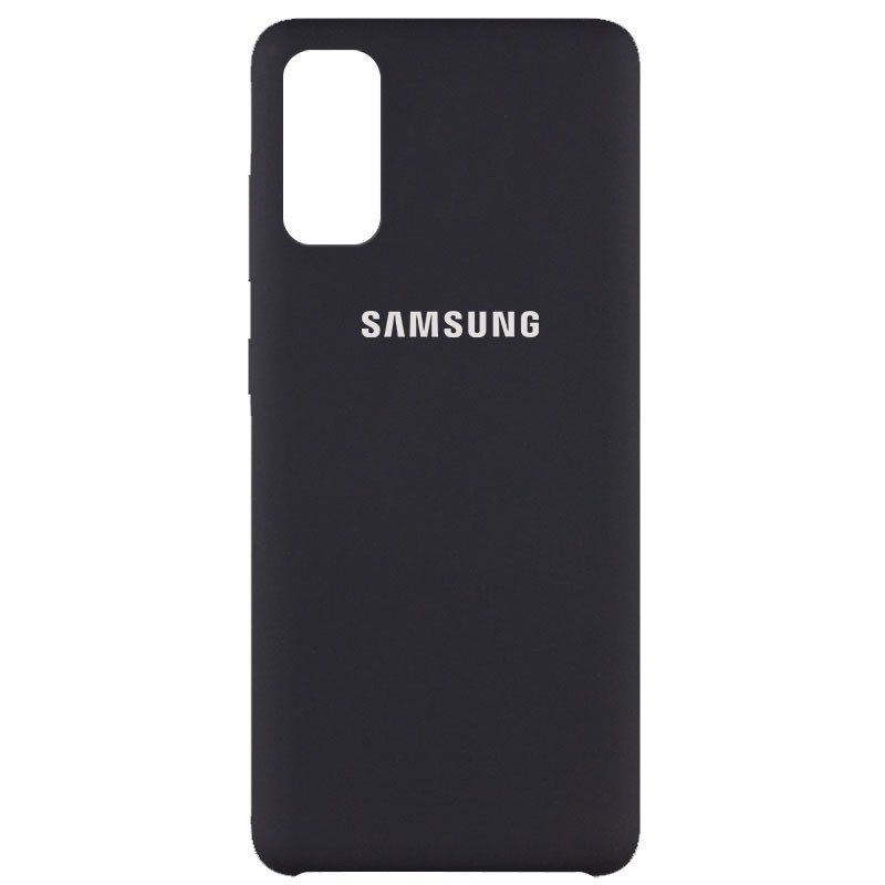 Silicone case (AAA) для Samsung S20 (Black)-0