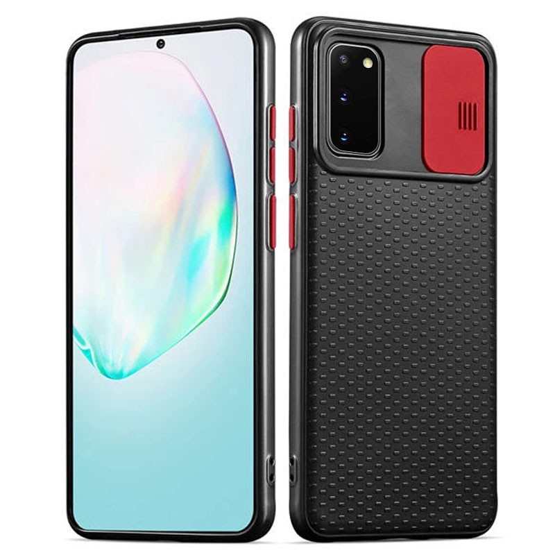 Накладка Camshield mate TPU для  Samsung S20 червона шторка-0