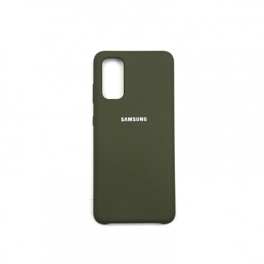 Silicone Case для Samsung S20 Plus (Deep Olive)-0