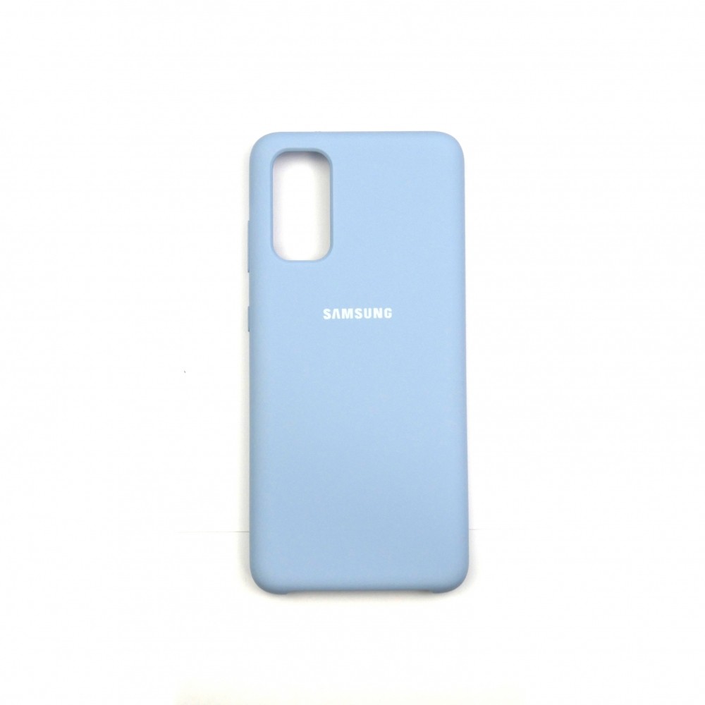 Silicone Case для Samsung S20 (Lilac Purple)-0