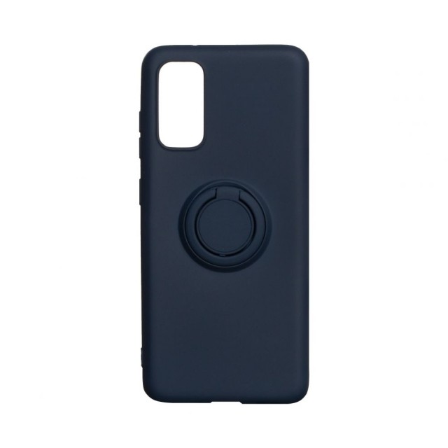 Накладка ColorRing з кільцем для Samsung S20 dark blue-0