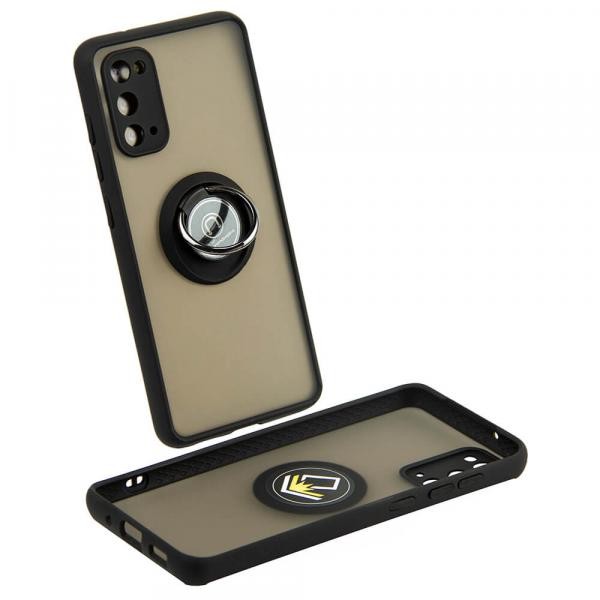 Накладка Totu Gingle Ring для Samsung S20 чорна-0