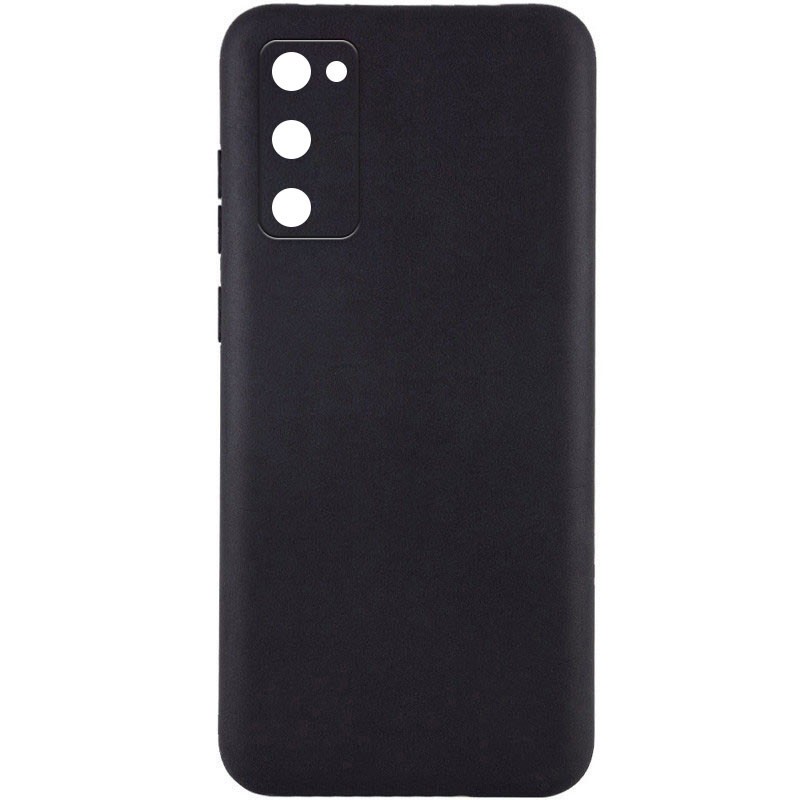 Накладка Epik Black Full Camera для Samsung S20 FE чорна силіконова-0