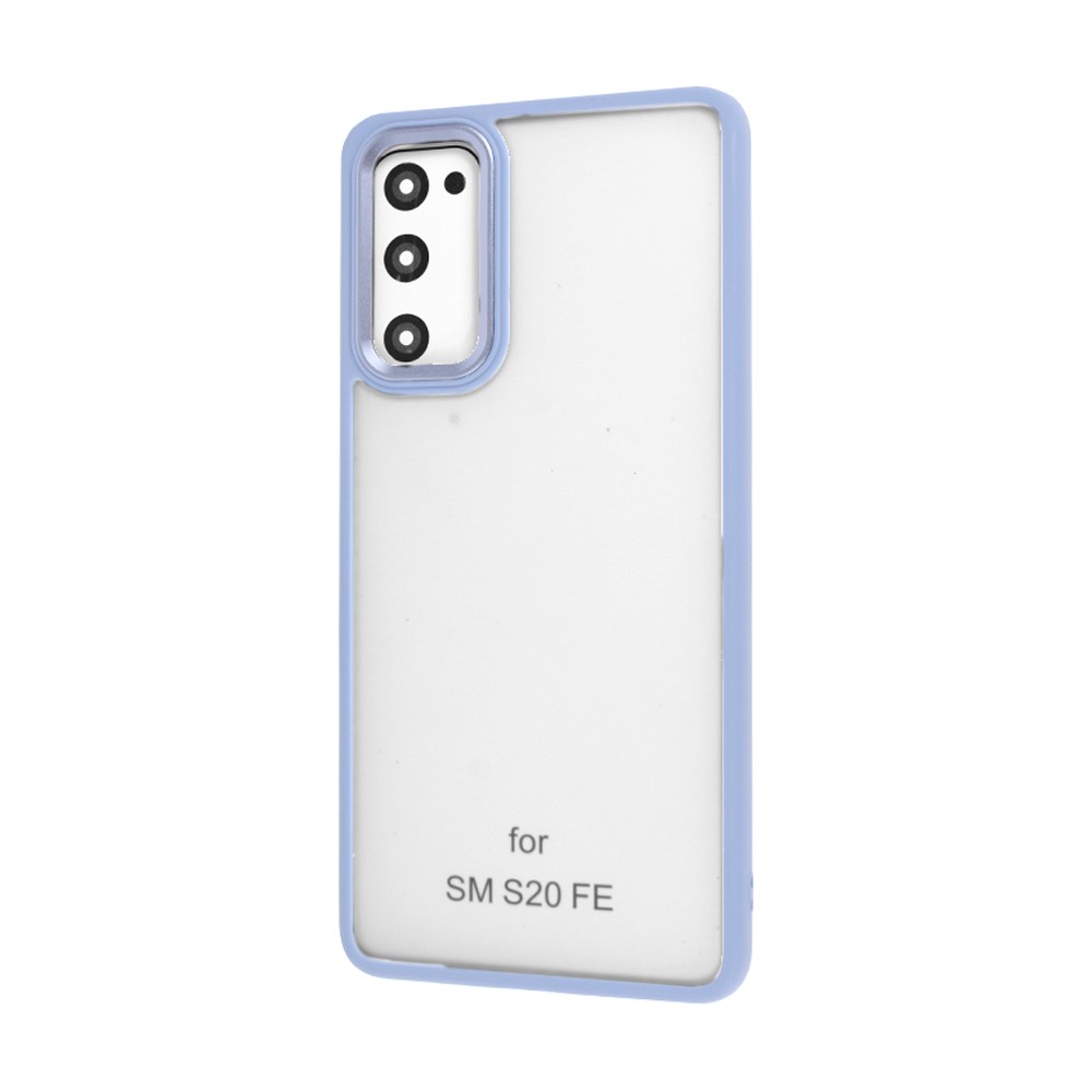 Накладка FIBRA Metallic Matte для Samsung S20FE (Lilac cream)-0