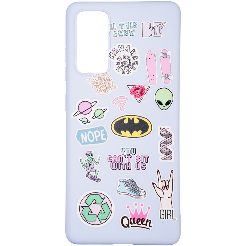 Накладка Silicone case print для Samsung S20 FE (Nope)-0