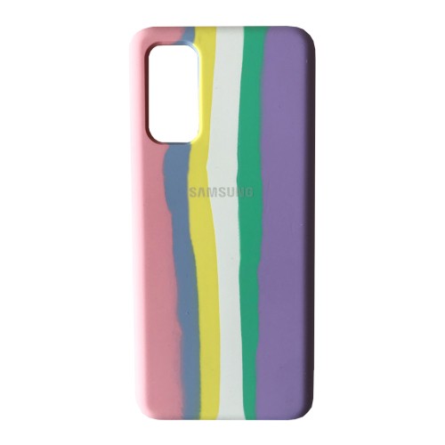 Rainbow Silicone Case для Samsung S20FE (Marshmellow)-0