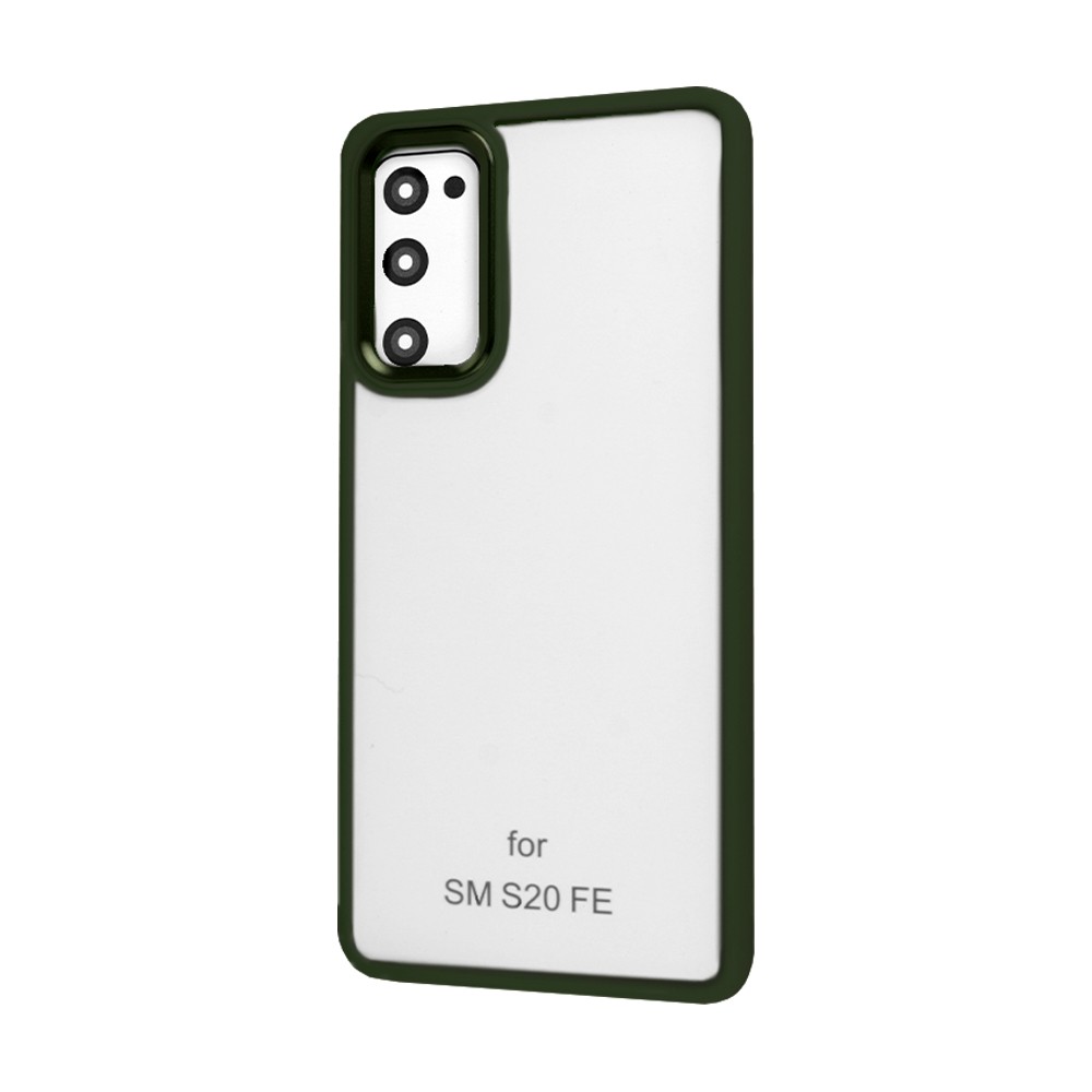Накладка FIBRA Metallic Matte для Samsung S20FE (Green)-0