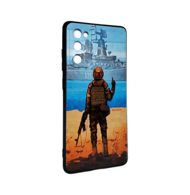 Накладка Soft Touch with print для Samsung S20FE Марка-0