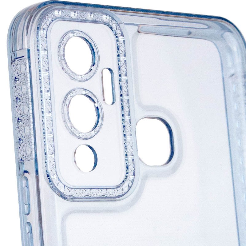 Накладка Starfall Clear для Samsung S21FE (Блакитна)-3