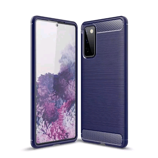 Накладка Ultimate Experience для Samsung S20 FE синя-0