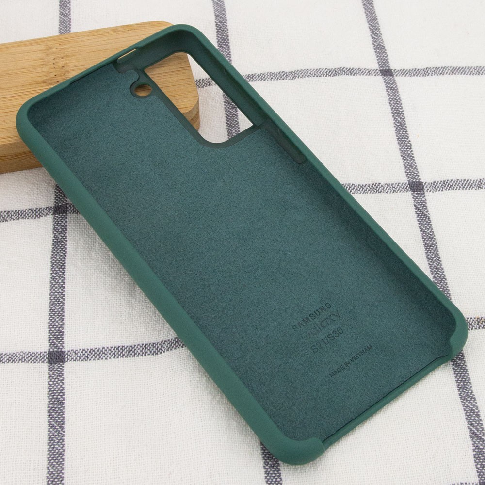 Silicone Cover (AA) для Samsung S21+ (Pine green)-2
