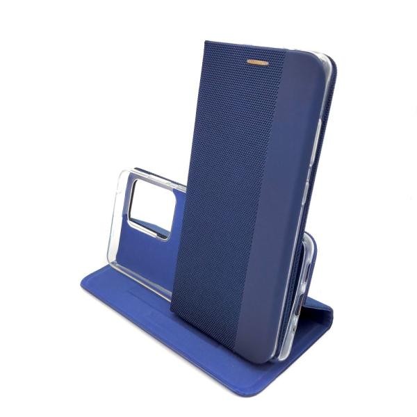 Книжка Gelius Canvas для Samsung S20 Ultra синя-0