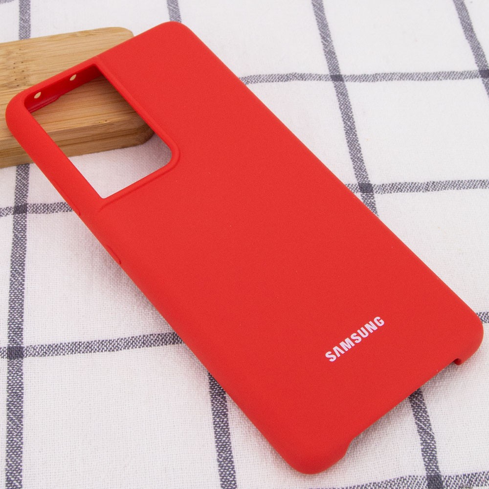 Silicone Cover (AA) для Samsung S20 Ultra (Red)-1