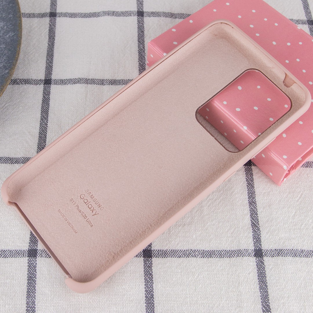 Silicone Cover (AA) для Samsung S20 Ultra (Pink Sand)-1