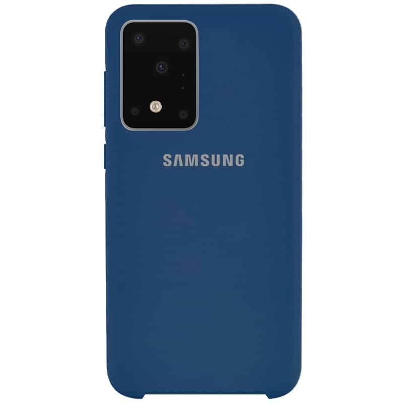 Silicone Cover (AA) для Samsung S20 Ultra (Navy Blue)-0