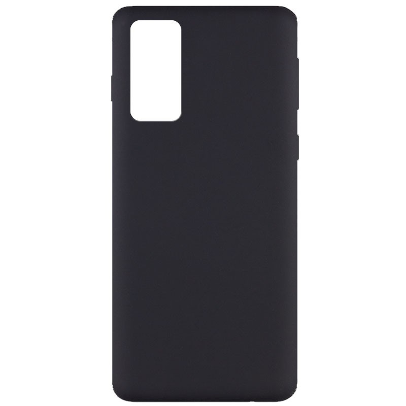 Silicone Cover Full without Logo (A) для Samsung S20 FE (Black)-0