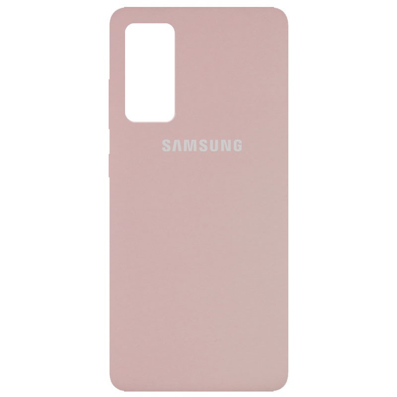 Silicone Cover Full Protective (AA) для Samsung S20 FE (Pink Sand)-0