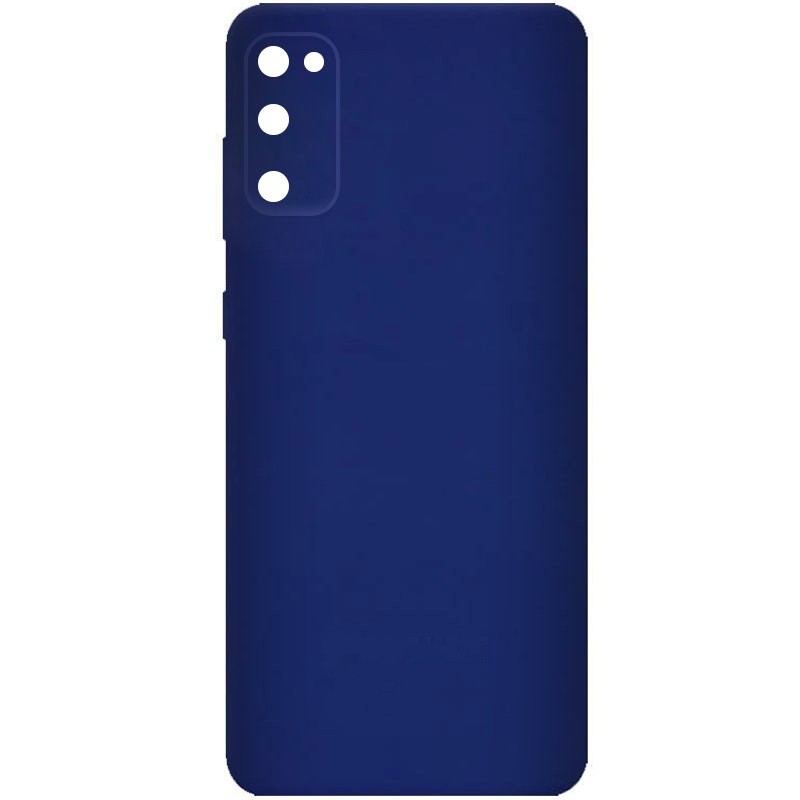Silicone case no logo для Samsung S20 FE (Midnight blue)-0