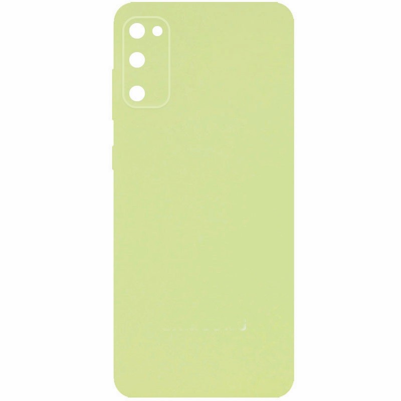 Silicone case no logo для Samsung S20 FE (Mint)-0
