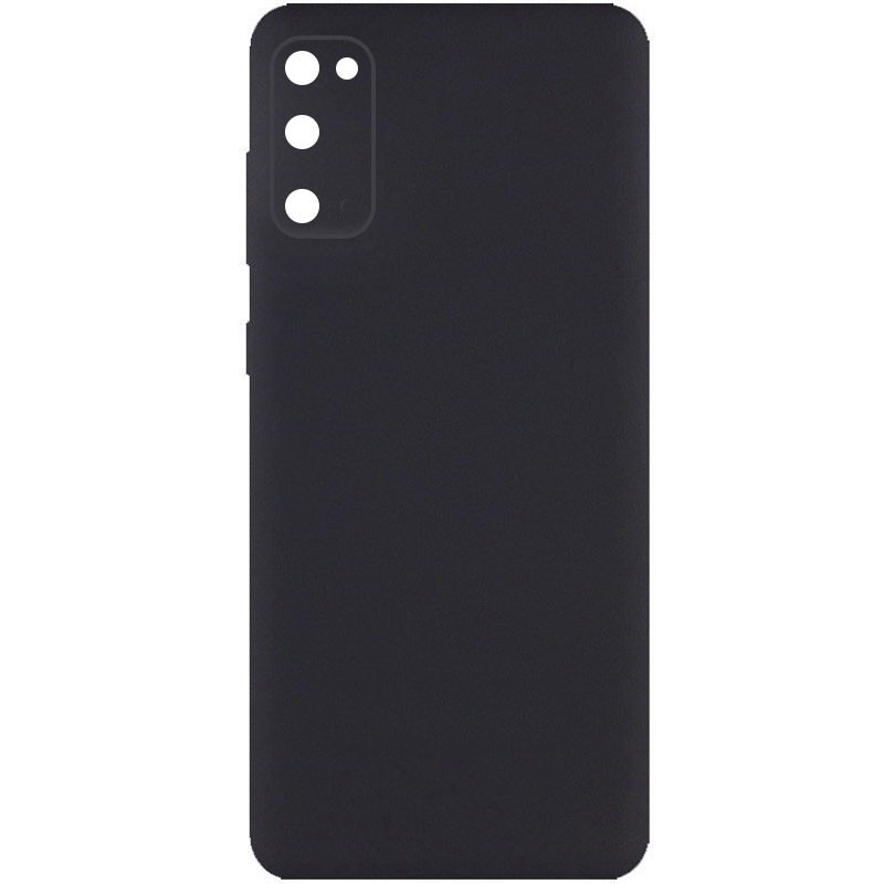 Silicone Case no logo для Samsung S20 FE (Black)-0