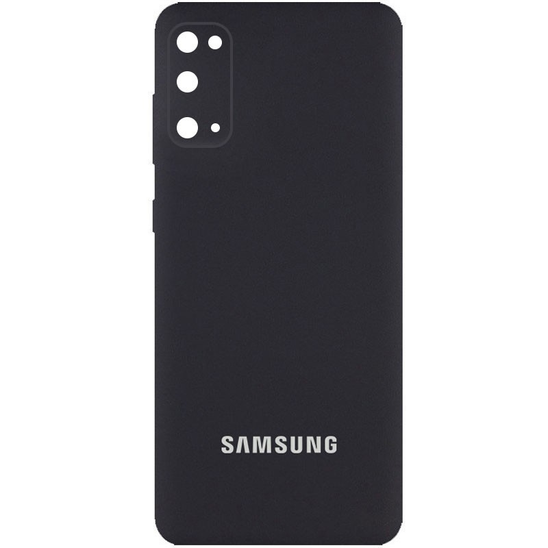 Silicone Cover Full Camera (AA) для Samsung S20 FE Black-0