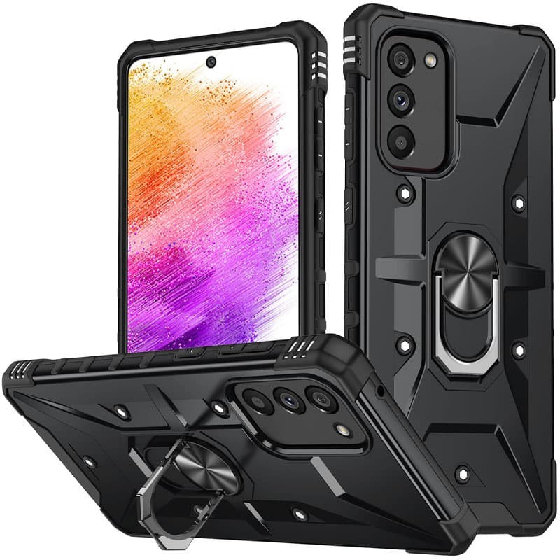 Накладка Pathfinder Ring для Samsung S20FE (Чорний / Black)-0