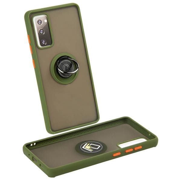Накладка Totu Gingle Ring для Samsung S20FE хакі-0