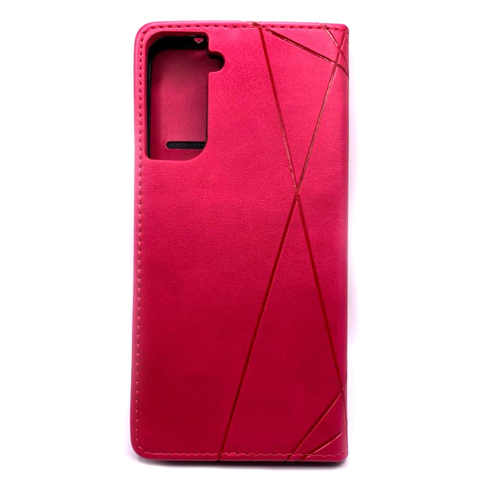 Книжка Business для Samsung S21 Plus малинова-1