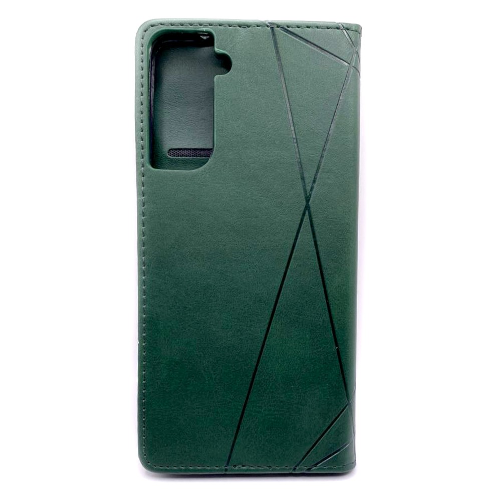Книжка Business для Samsung S21 Plus зелена-1