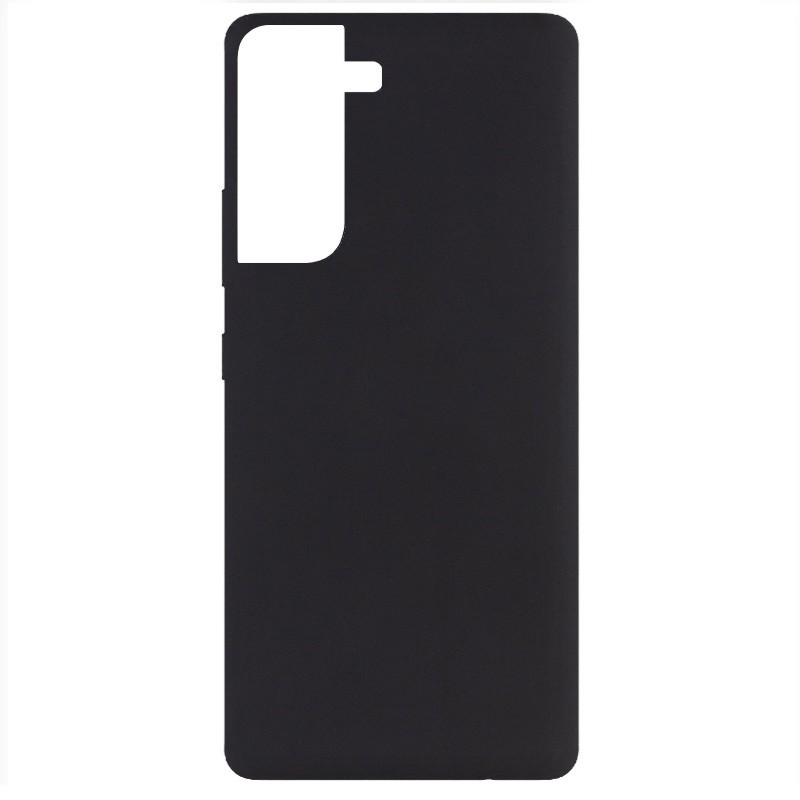 Silicone Cover Full without Logo (A) для Samsung S21 Plus (Black)-0