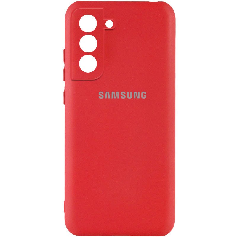 Silicone Cover My Color Full Camera (A) для Samsung S21 (Red)-0