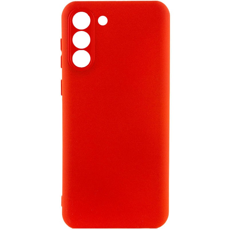 Silicone Cover Full Camera without Logo (A) для Samsung S21 (Red)-0