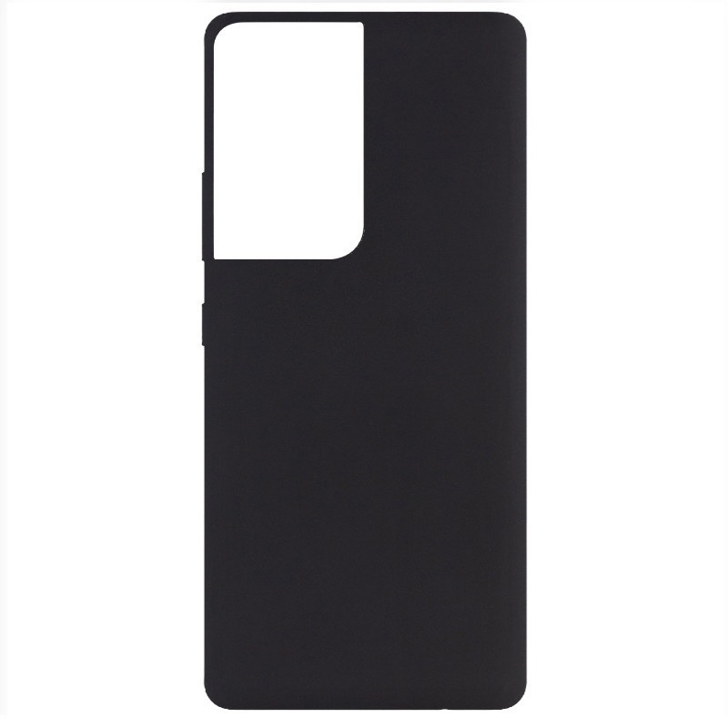 Silicone Cover Full without Logo (A) для Samsung S21 Ultra (Black)-0